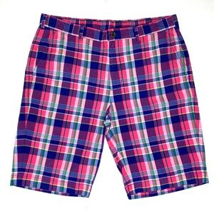 BROOKS BROTHERS Plaid Flat Front Short